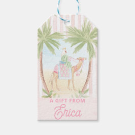 Etiqueta Para Presente Pastel Nativity | Scenes Striped