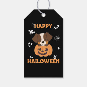 Etiqueta Para Presente Pastor Australiano Em Pumpkin Cute Happy Gift Tag