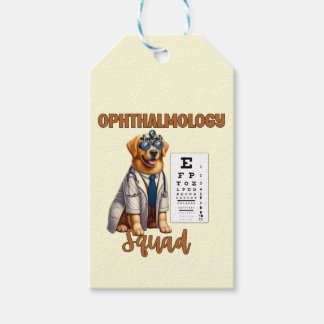 Etiqueta Para Presente Patas e Visão Esquadrão de Oftalmologia Animal