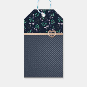 Etiqueta Para Presente Patchwork, Retro