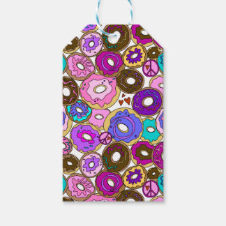 Etiqueta Para Presente Paz Amor e Donuts