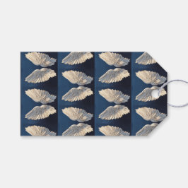 Etiqueta Para Presente Paz Conforto Beleza Atemporal Azul Elegante Anjo