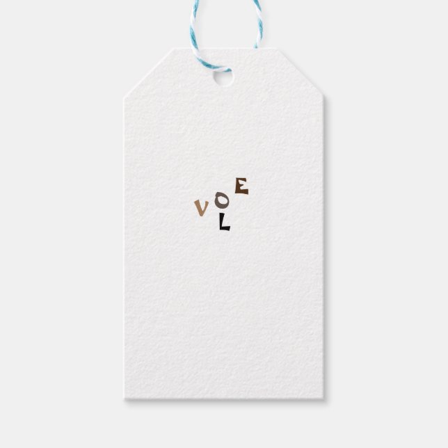 ETIQUETA PARA PRESENTE PCLOVE (Frente)