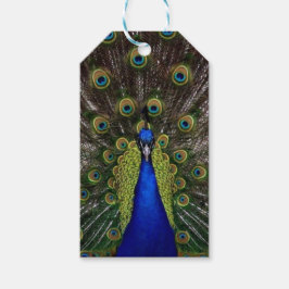 Etiqueta Para Presente Peacock