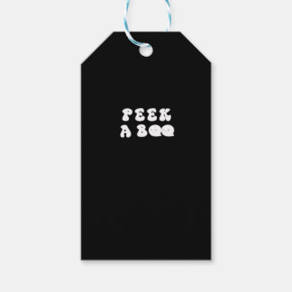 Etiqueta Para Presente Peekaboo Spooky Slogan