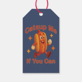 Etiqueta Para Presente Pegue-Me Se Puder Engraçado Cachorro Quente - Ketc