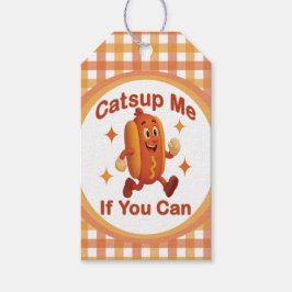 Etiqueta Para Presente Pegue-Me Se Puder Engraçado Cachorro Quente - Ketc