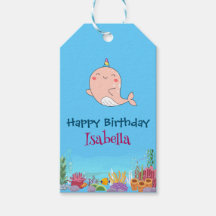 Peixe Narral Cute Unicorn Mar de Baleia Aniversári