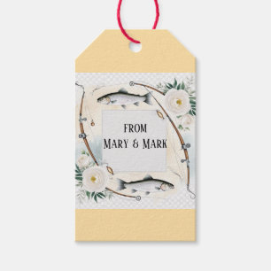 Etiqueta Para Presente Peixes e flores para amantes de peixes etiquetas-p