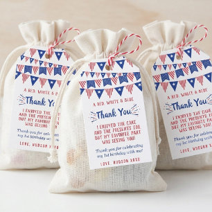 Etiqueta Para Presente Pequeno Fogos de Artifício Aniversário de 1 ano no