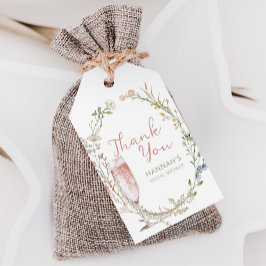 Etiqueta Para Presente Pérolas e Chá de panela Prosecco Obrigado