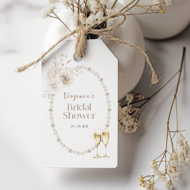 Etiqueta Para Presente Pérolas e Prosecco