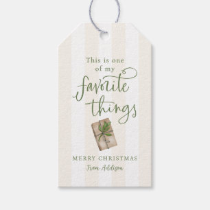 Etiqueta Para Presente Personalizada uma das minhas coisas favoritas - Et