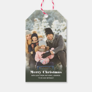 Etiqueta Para Presente Personalizado com o Natal de Fotografia Personaliz