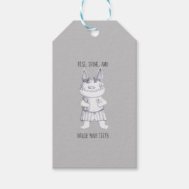 Etiqueta Para Presente Personalizado / Escove os dentes/ Dental Engraçado
