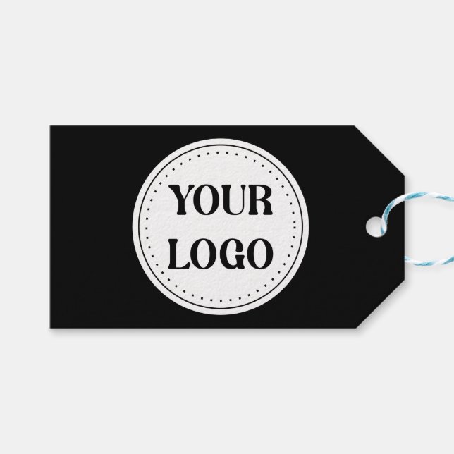 Etiqueta Para Presente Personalizado, na moda, moderno e mínimo (Frente (horizontal))