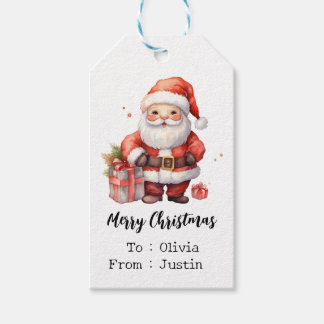 Etiqueta Para Presente Personalizar a etiqueta de presente de Natal do Pa