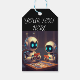 Etiqueta Para Presente Personalizar Grupo de Placas de Reprodução Robô