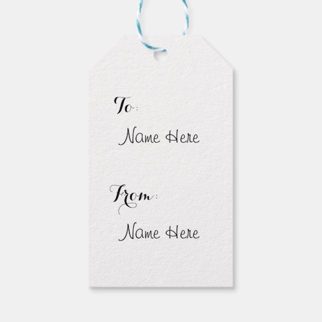 Etiqueta Para Presente Personalize! (Verso)