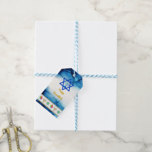 Etiqueta Para Presente Personalize a etiqueta de presente Holiday HAPPY H