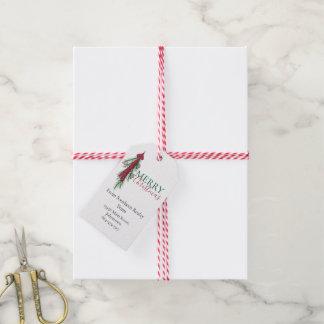Etiqueta Para Presente Personalized Business Merry Christmas Gift Tag