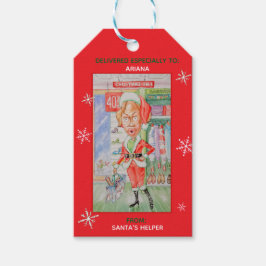 ETIQUETA PARA PRESENTE PERSONALIZED CHRISTMAS GIFT LABEL