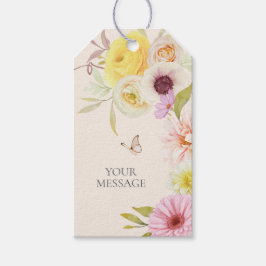 Etiqueta Para Presente Personalized Elegant Spring Flowers Gift Tag