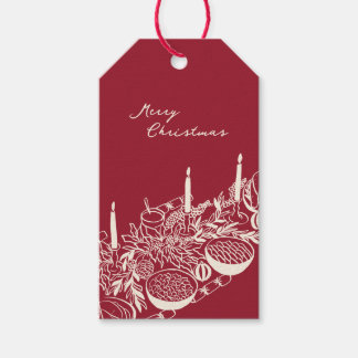 Etiqueta Para Presente Personalized Merry Christmas Table Minimal Design