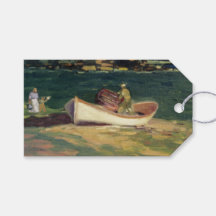 Pescador em Cabo Elizabeth (Maine, EUA)