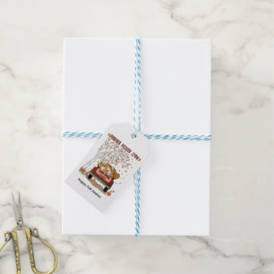 Etiqueta Para Presente Pessoal de Abóbora