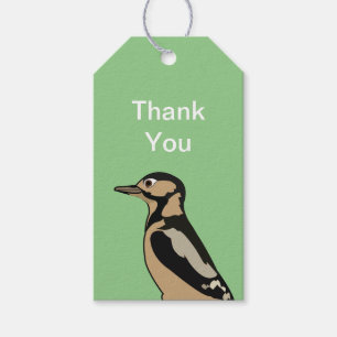 Etiqueta Para Presente Pica-Pau Natureza Animal Personalizado