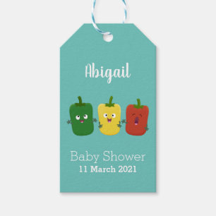 Etiqueta Para Presente Pimenta-de-sino-branco, capsicum trio cantando car