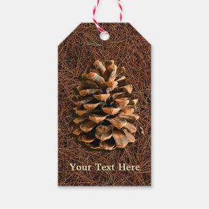 Etiqueta Para Presente Pine Cone On Fallen Agulhas