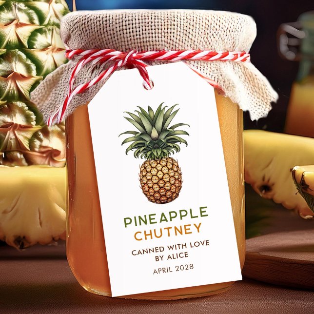 Etiqueta Para Presente Pineapple chutney homemade (Criador carregado)