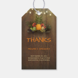 Etiqueta Para Presente Pineapple String Lights Beach Weding