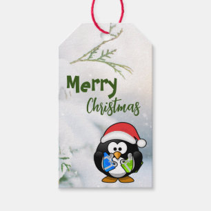 Etiqueta Para Presente Pinguim