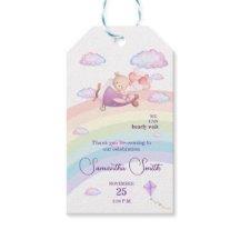 Pink Bear Pastel Airplane Balloon