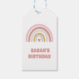 ETIQUETA PARA PRESENTE PINK RAINBOW GIFT TAG PARA PERSONALIZAR OU PERSONA