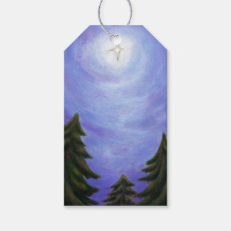 Etiqueta Para Presente pintura arte natalina estrela do natal brilhando f