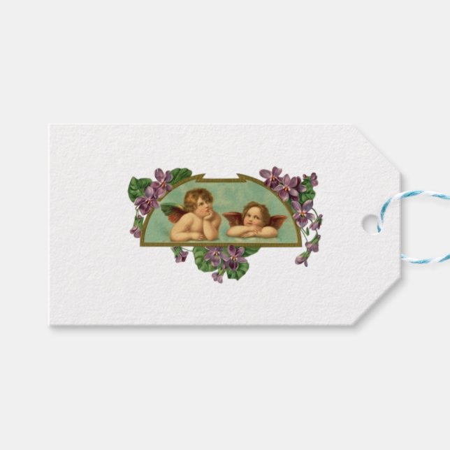Etiqueta Para Presente Pintura de dois ângulos (Frente (horizontal))