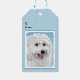 Etiqueta Para Presente Pintura Polonesa De Ovinos - Arte Canina