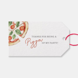 Etiqueta Para Presente Pizza Party Thank you