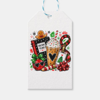 Etiqueta Para Presente Planos de Férias & Café