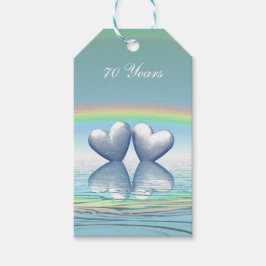 Etiqueta Para Presente Platinum Hearts do 70