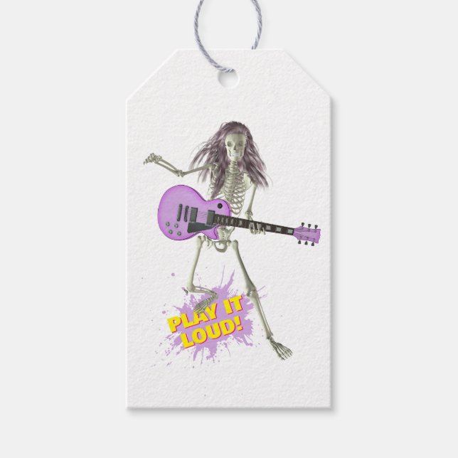 Etiqueta Para Presente Play It Loud!  (Frente)