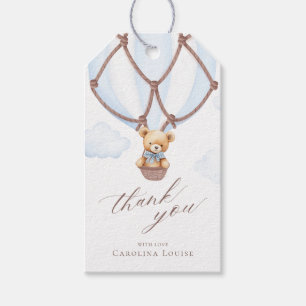 Etiqueta Para Presente Podemos Esperar! Hot Air Baloon Obrigado