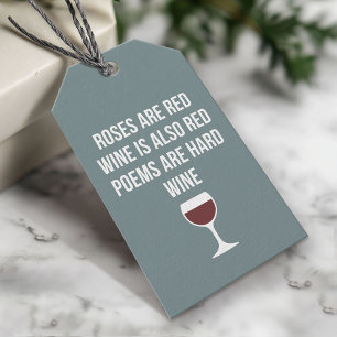 Etiqueta Para Presente Poema engraçado do vinho - o vinho é poesia