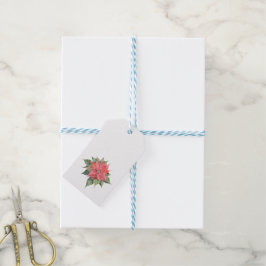 Etiqueta Para Presente Poinsettia