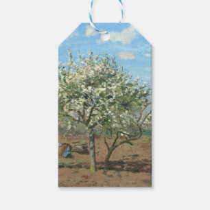 Etiqueta Para Presente Pomar em Flor, Louveciennes Camille Pissarro