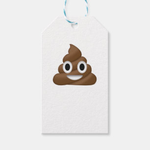 Etiqueta Para Presente Poop Cute Emoji